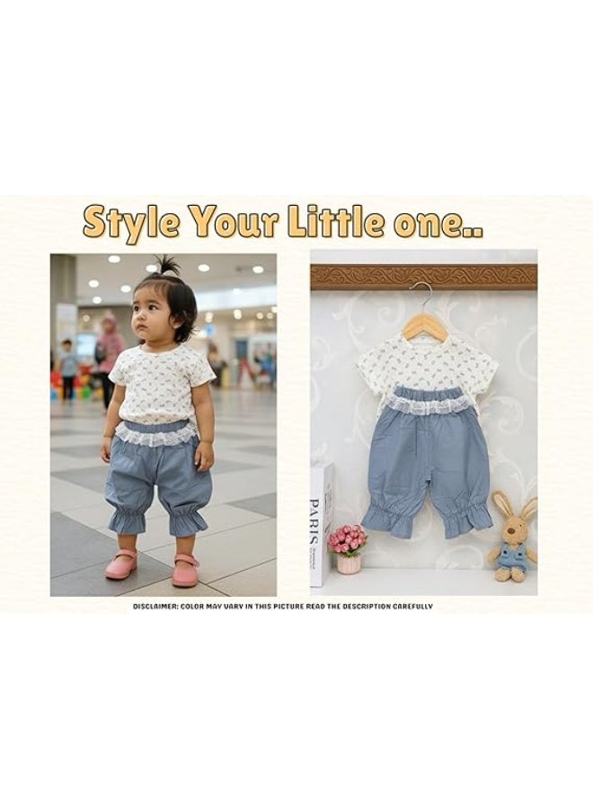 MINIIMODZ MINII MODZ Retro Cuties Skirt Set - Girls Skirt and Top Set with Inner Shorts (2-4 Years) - Party Wear for Toddler Girls - Image 5